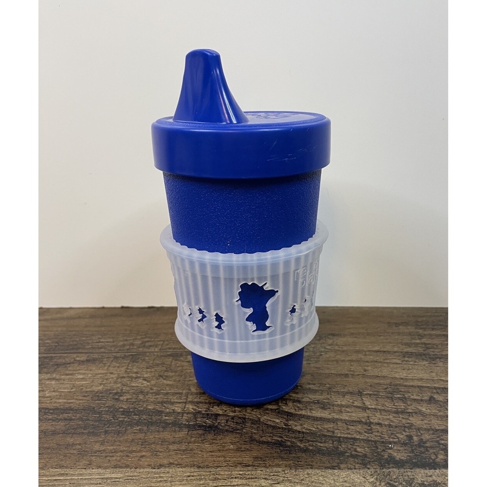 Re-Play Grow With Me Blue No Spill Sippy Cup With Silicon Snoopy Grip
